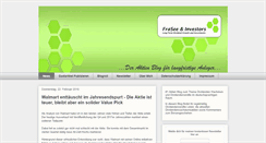 Desktop Screenshot of frasee-investors.com